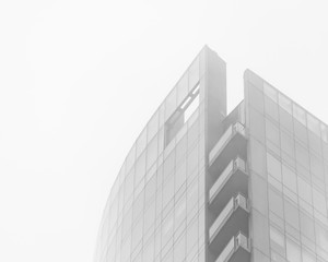 Building angles in fog - 302544156