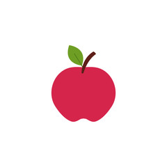 Isolated apple fruit flat design