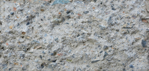 Texture of concrete wall background closeup, rock