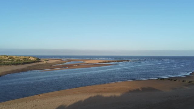 View of Coastline at Newburgh Beach in the early Evening