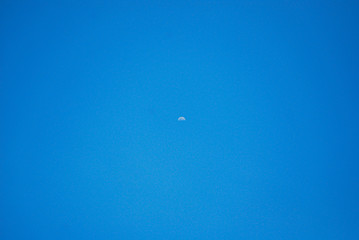 The moon that rises in the daytime