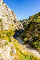 Sunny Autumn Day in the Oetschergraeben in Lower Austria