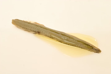 Boqueron in vinegar, typical appetizer.