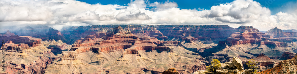 Sticker panorama of grand canyon from mather point