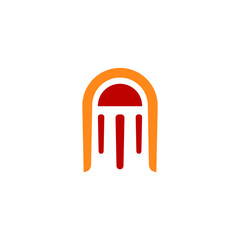 jellyfish logo icon designs vector
