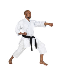 African karate man © poco_bw