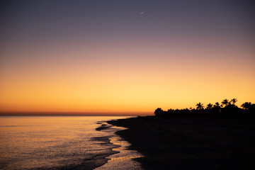 Obraz premium Sunset at Sanibel Island,Florida
