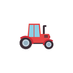 Isolated truck icon flat design