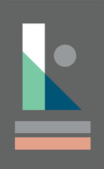 Abstract Graphic Print