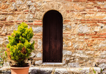 Fototapeta na wymiar Balkan Church Door