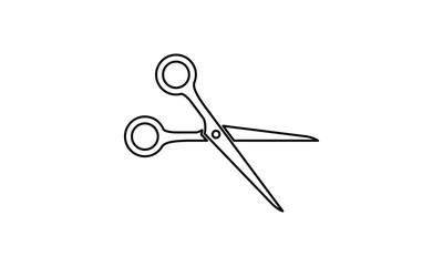 scissors icon vector