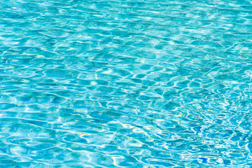 Abstract and surface pool water reflect with sun light background