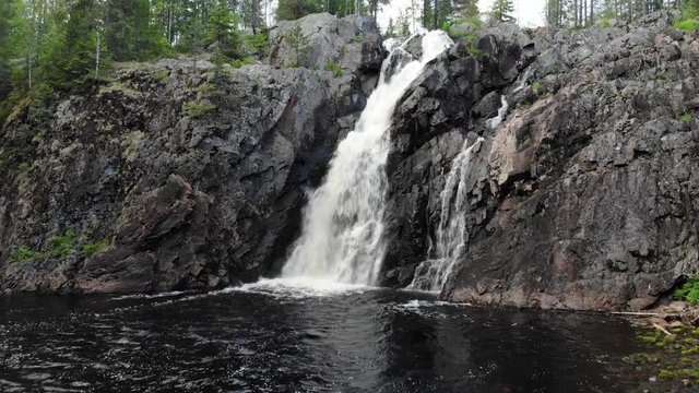 Waterfall in forest