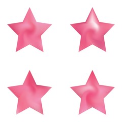 Kit of pentagram gradient backgrounds.