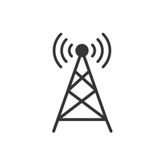 Transmiter Antena Icon Vector Illustration