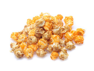 Popcorn isolated on white background