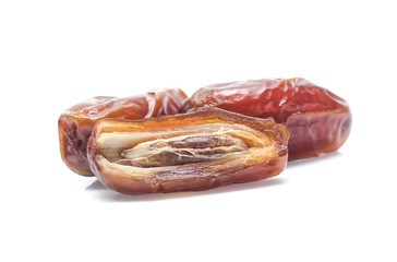 Dates isolated on white background