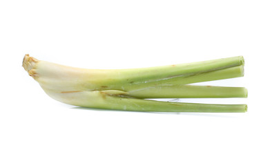 Lemon grass on white background