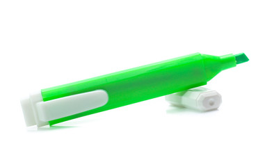 Colorful marker pen  isolated on white background