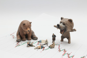a figure of social problem withe the bear market © Seaonweb
