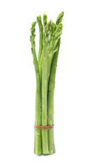 Fototapeta premium Fresh green asparagus on white