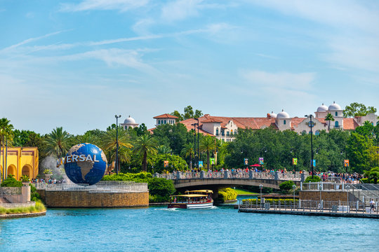 Universal Studios Orlando Florida USA. Travel illustrative editorial image