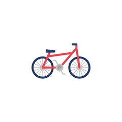 Fototapeta premium Isolated cycle icon flat design