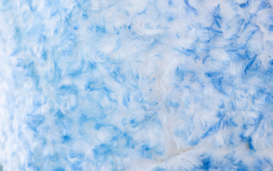 Blue Cotton wool texture for background