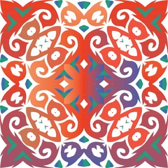 Antique talavera tiles patchwork.