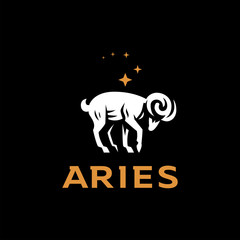 Aries, goat, ram.