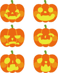 カボチャのイラスト