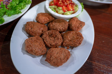 Fried shrimp balls