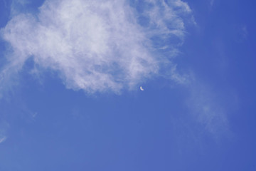 blue sky with clouds