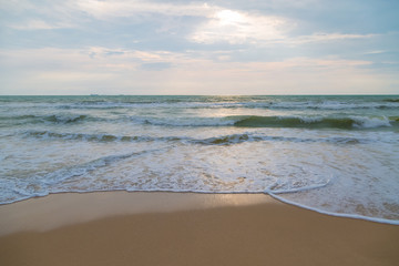 Sand wave at the beach