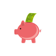 Isolated bill icon flat design