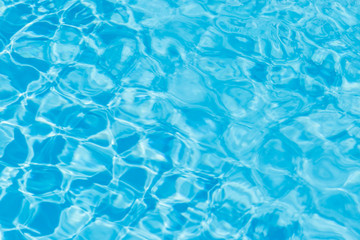 Blue water rip wave reflection