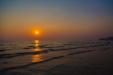 Obraz premium Sky and beach before sunset