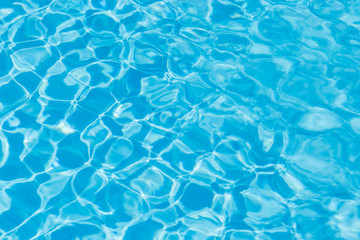 Blue water rip wave reflection