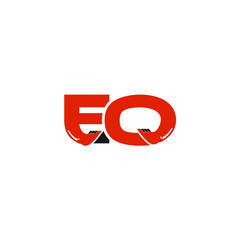 EO Letter Logo Design with Excavator Creative Modern Trendy