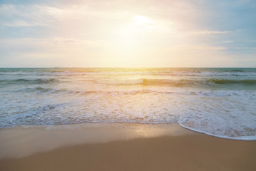 Sand wave at the beach