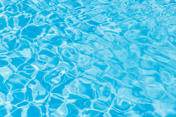 Blue water rip wave reflection