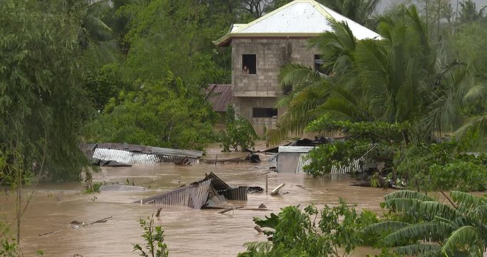 Flood Water Swamp Village After Hurricane - KoppuII