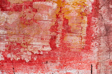 Texture of a concrete wall with cracks and scratches which can be used as a background