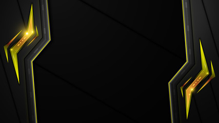 tech metallic innovative gaming design concept background © pixtumz88