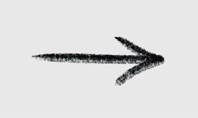 Arrow vector hand drawn grunge
