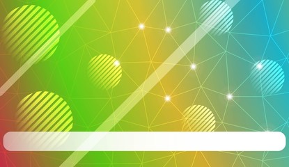 Triangles, line, circle, space for text mosaic cover. Modern design for you business, project. Vector illustration. Blurred Background, Smooth Gradient Texture Color.