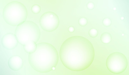 Background with bubbles. Design for your header page, ad, poster, banner. Pastel Gradient Color Vector illustration.