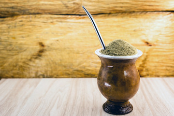 The mate, or chimarrão, is a characteristic drink of Southern South American culture. It consists...