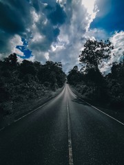 road and sky