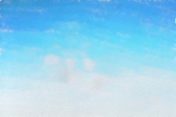 watercolor colorful illustration